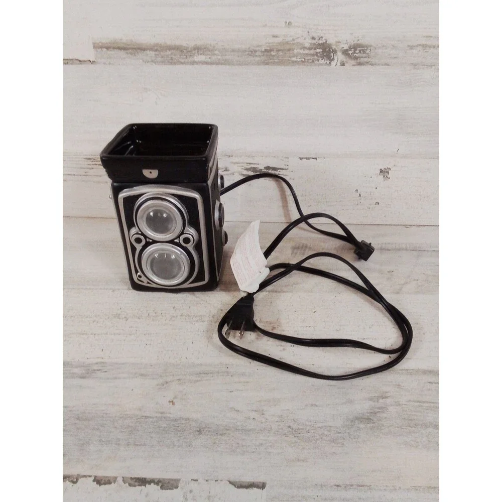 Scentsy Still Frame Antique Camera Retired Wax Warmer